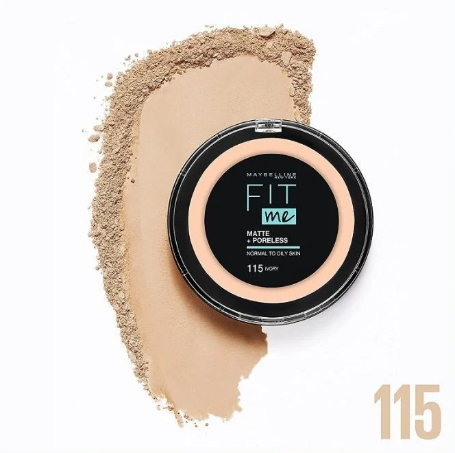 كومباكت باودر مات بورليس فت مي من ماركة ميبيلين - 115