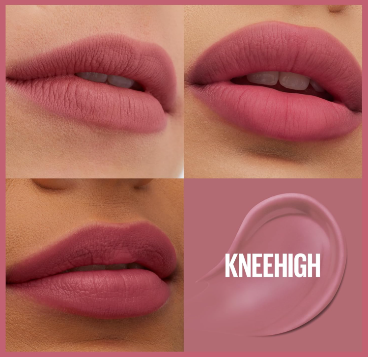 احمر شفاه سائل سوبر ستاي تيدي تيت من ماركة ميبيلين - 55 KNEEHIGH