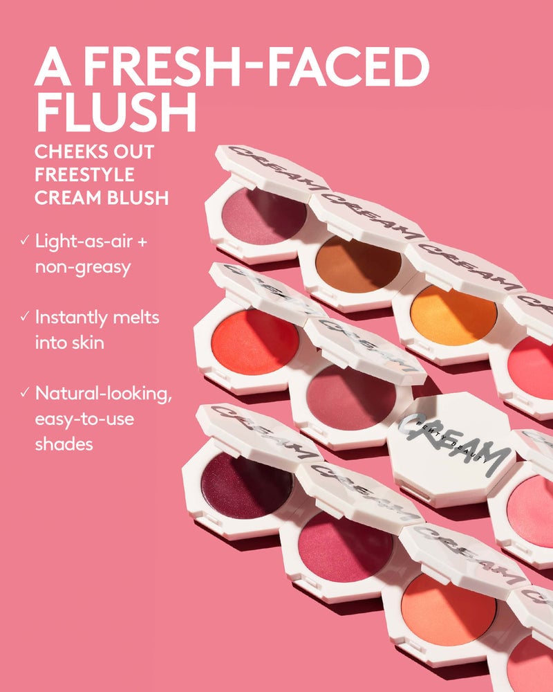 Creamy Blusher Cheek Out Free Style from Fenty Beauty brand - Crush on Cupid