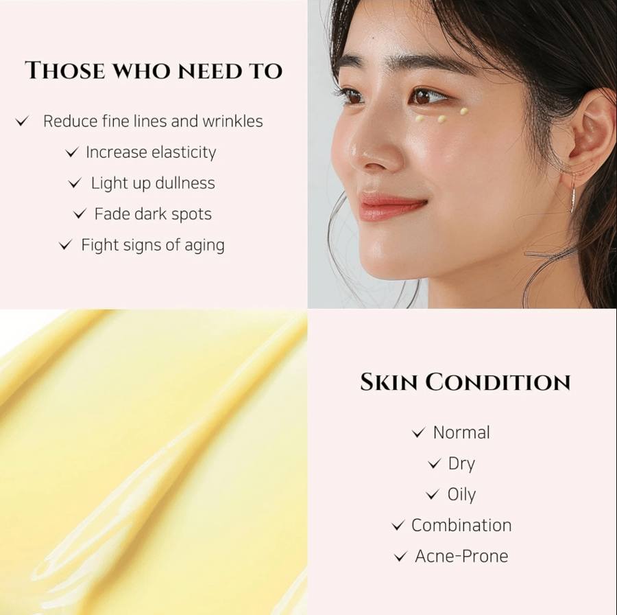Cream for tightening the eye with retinol and ginseng from the brand Beauty of Ginseng