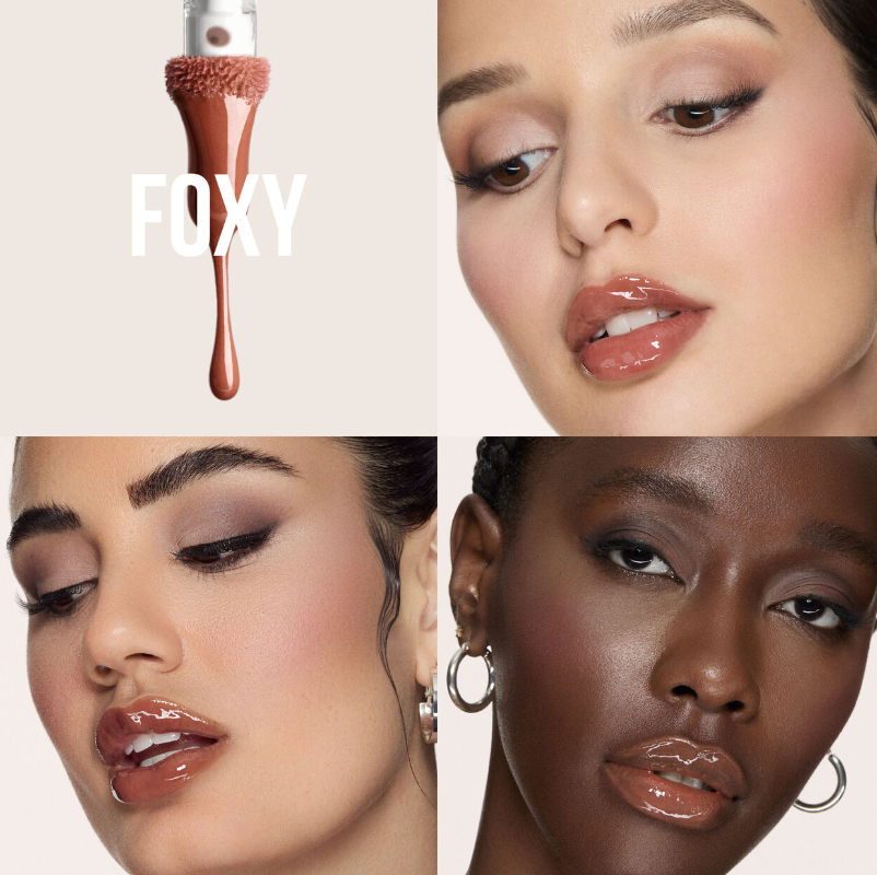 قلوس شفاه لامع فوكس فيلر اكسترا شاين من ماركة هدى بيوتي - FOXY