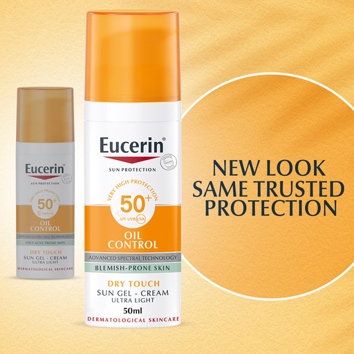 واقي شمس كريم 50 SPF للبشرة الدهنية من ماركة يوسيرين - 50 مل