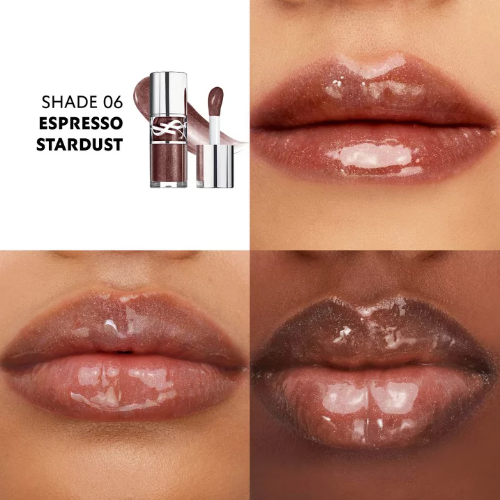 ليب اويل قلوس لوفشاين بلومبينج من ماركة ايف سان لوران - 6 ESPRESSO STARDUST