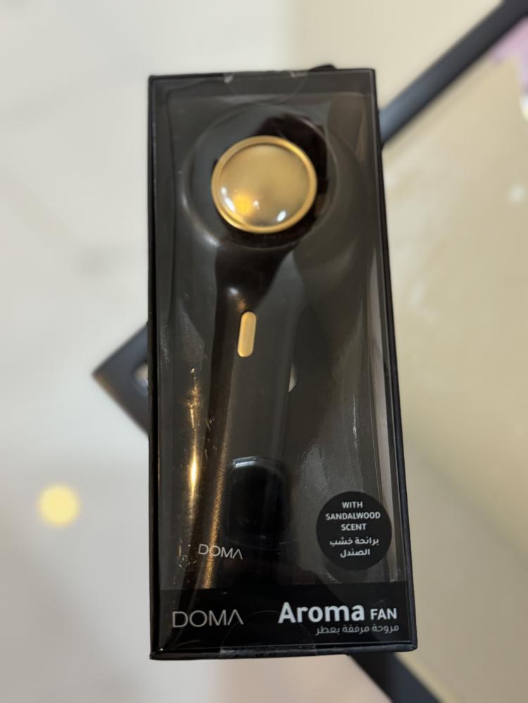 AROMA FAN مروحة معطرة للجو مع مع معطر