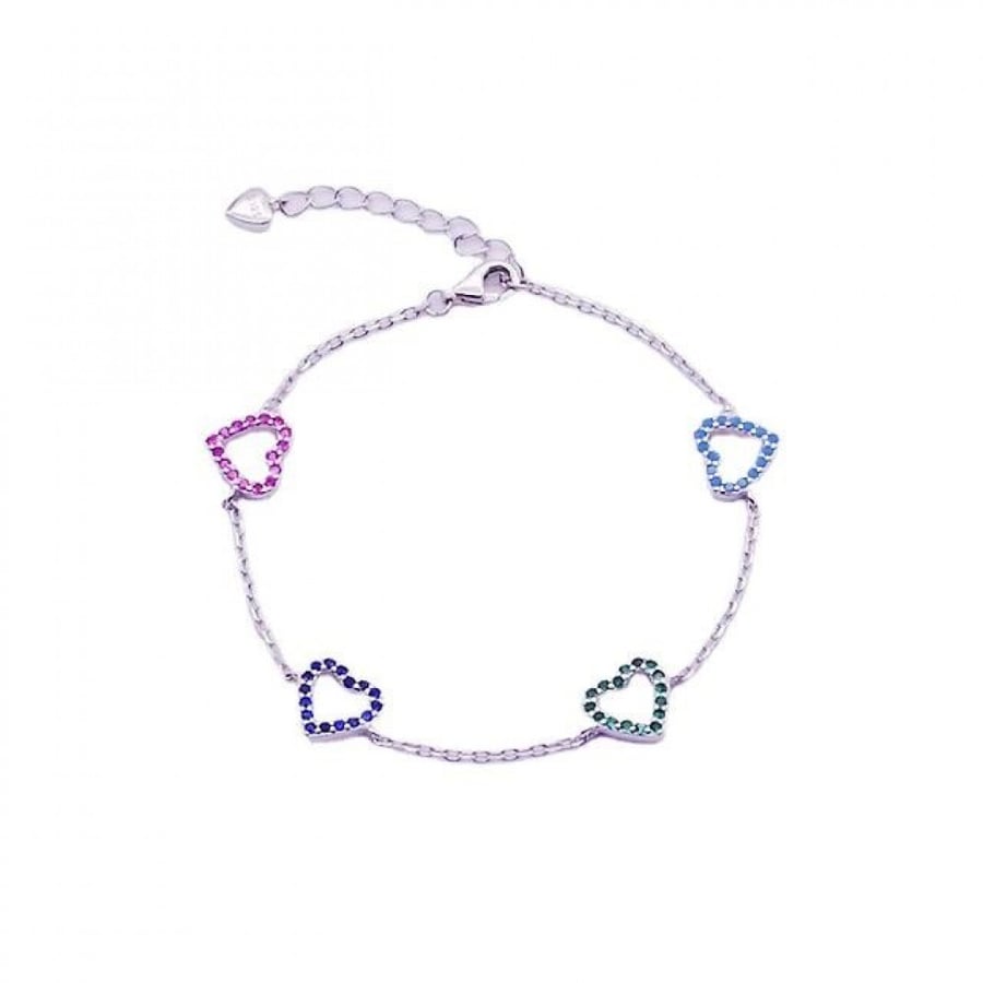 Pure silver Heart bracelet