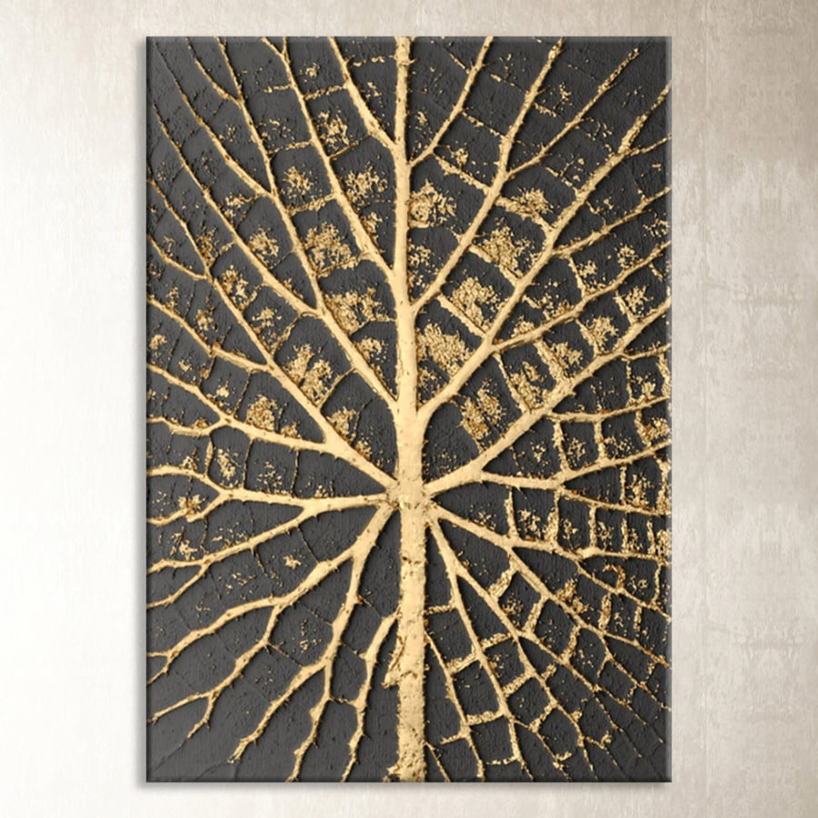 3D artistic paintings of gold veins image with black and white background