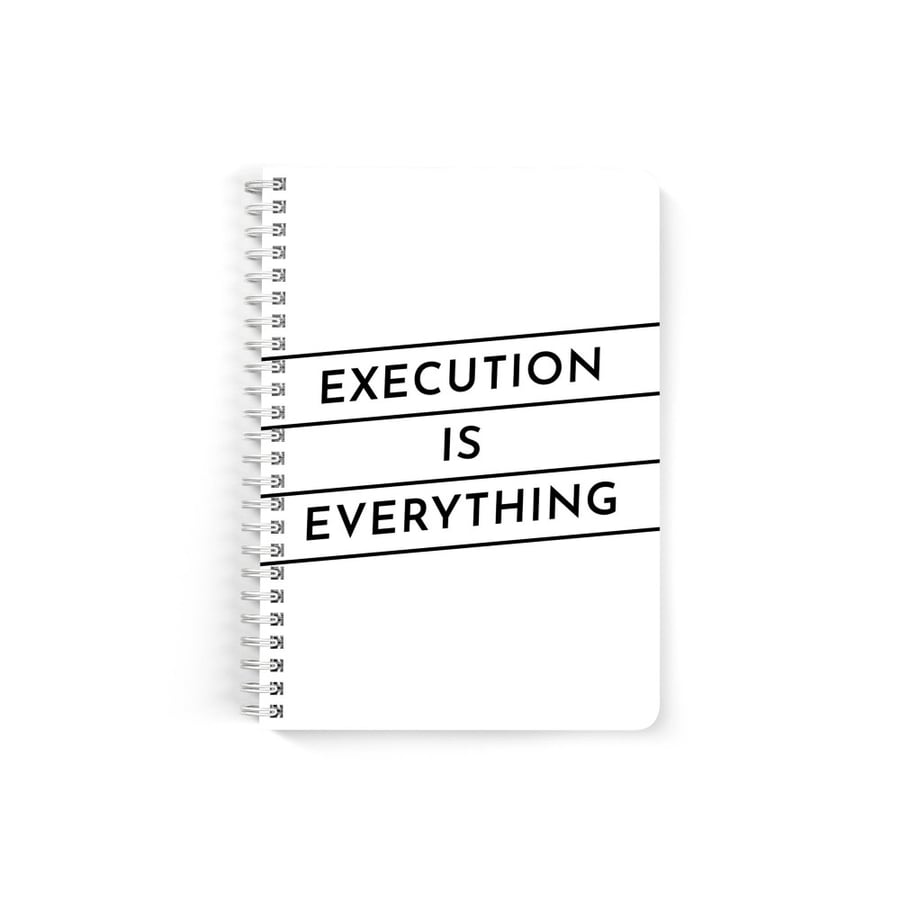 A5 notebook, lined paper, 60 sheets
