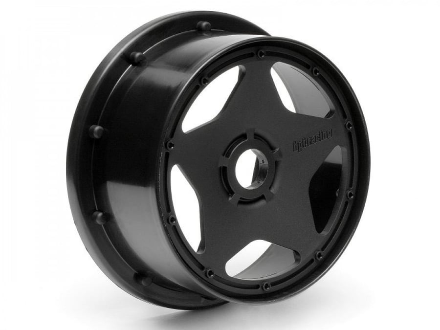 3221 - SUPER STAR WHEEL BLACK (120x60mm/2pcs)