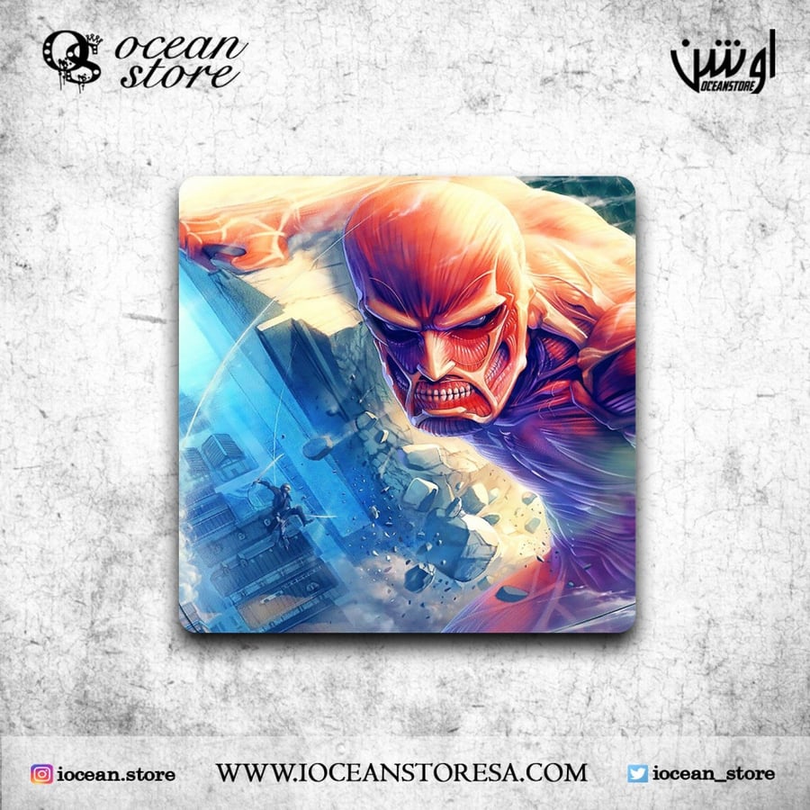 Base for the cup - coaster - Attack On Titan