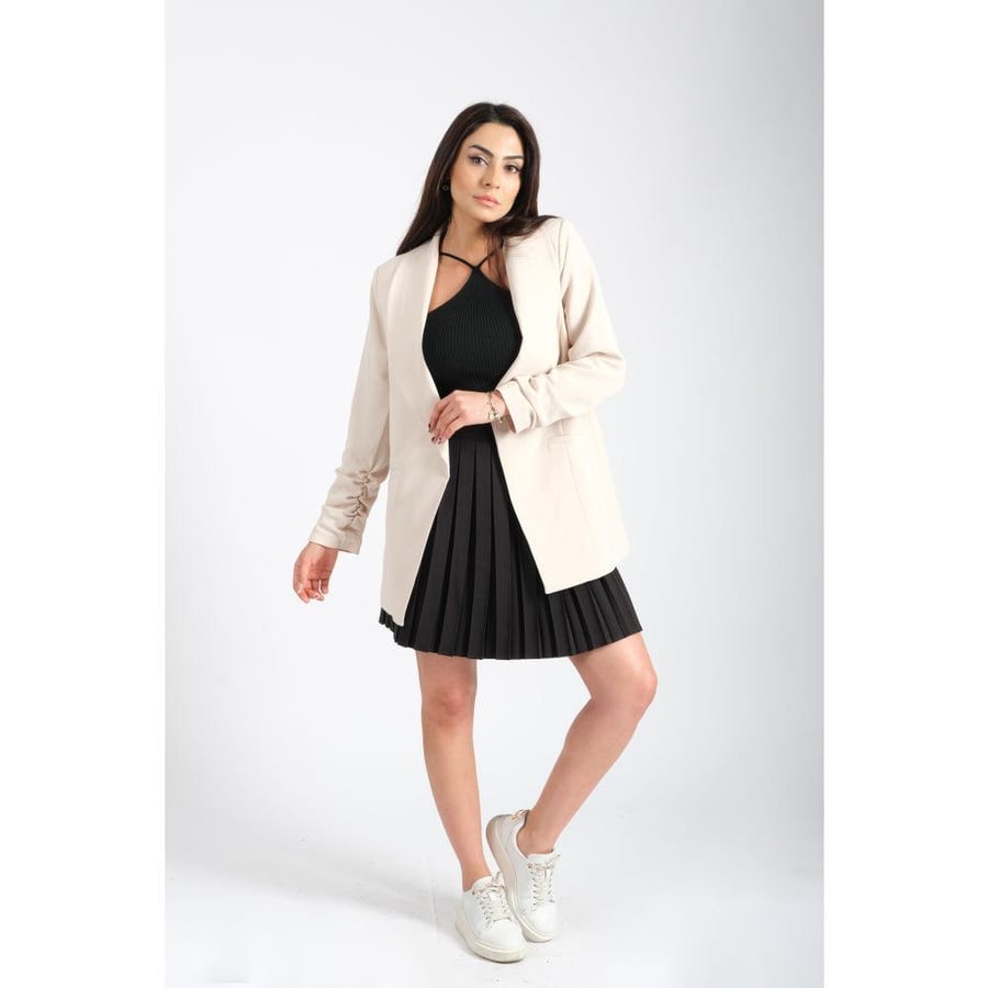 Londonella Women's Classic Short Elegant Jacket With Long Sleeves - 100231