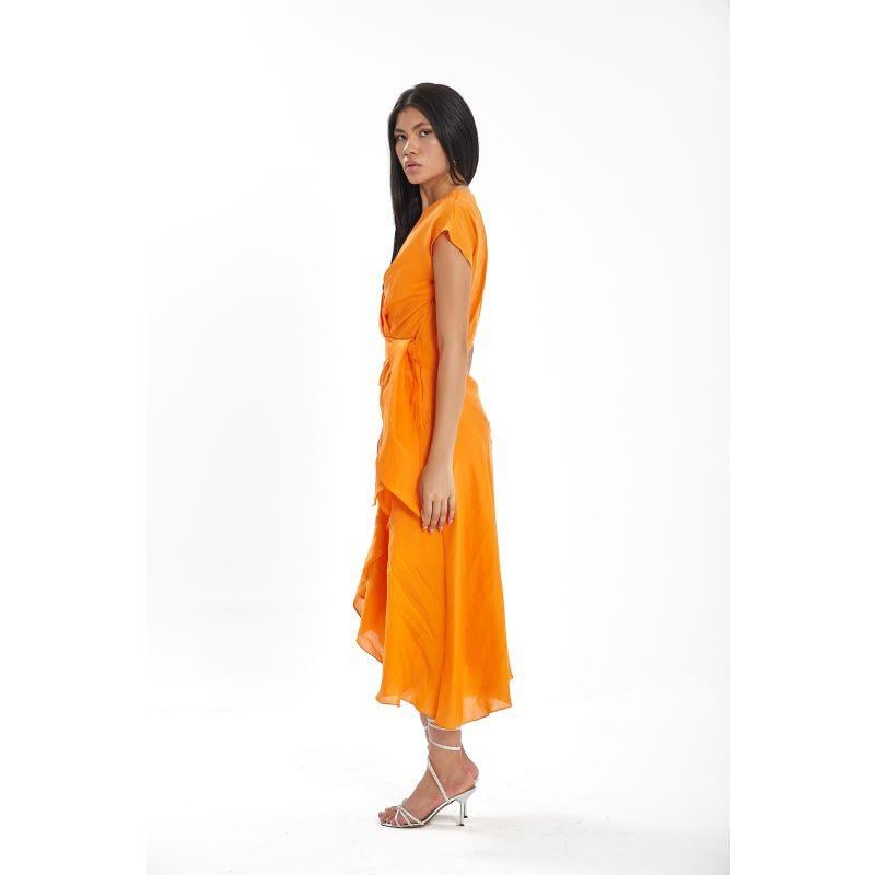 Londonella Women's Long Summer Dress With V-Neck - LON100290