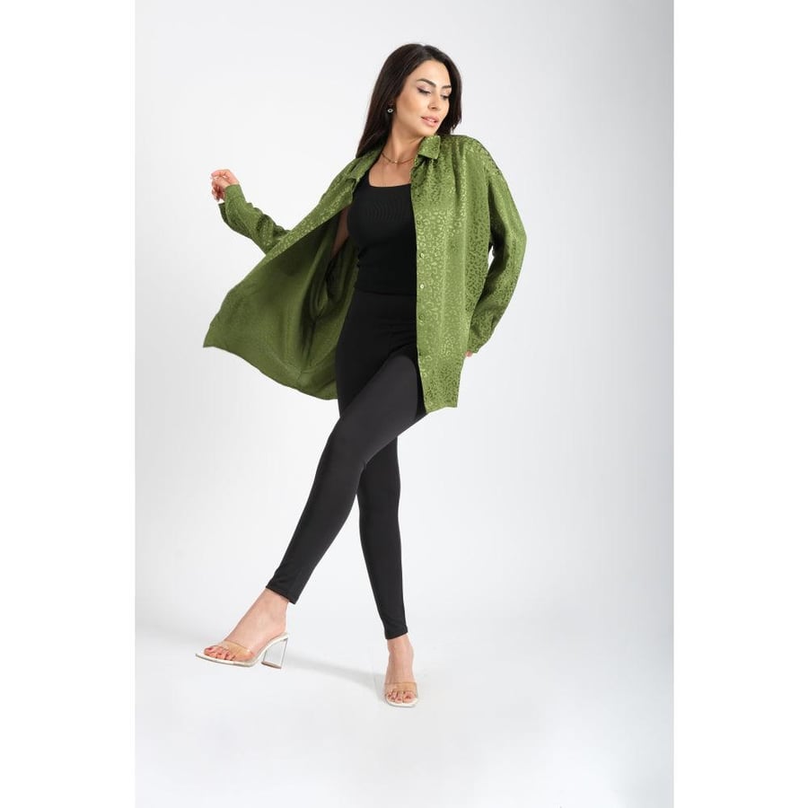 Londonella Shirt Oversized fit - Green - 100130