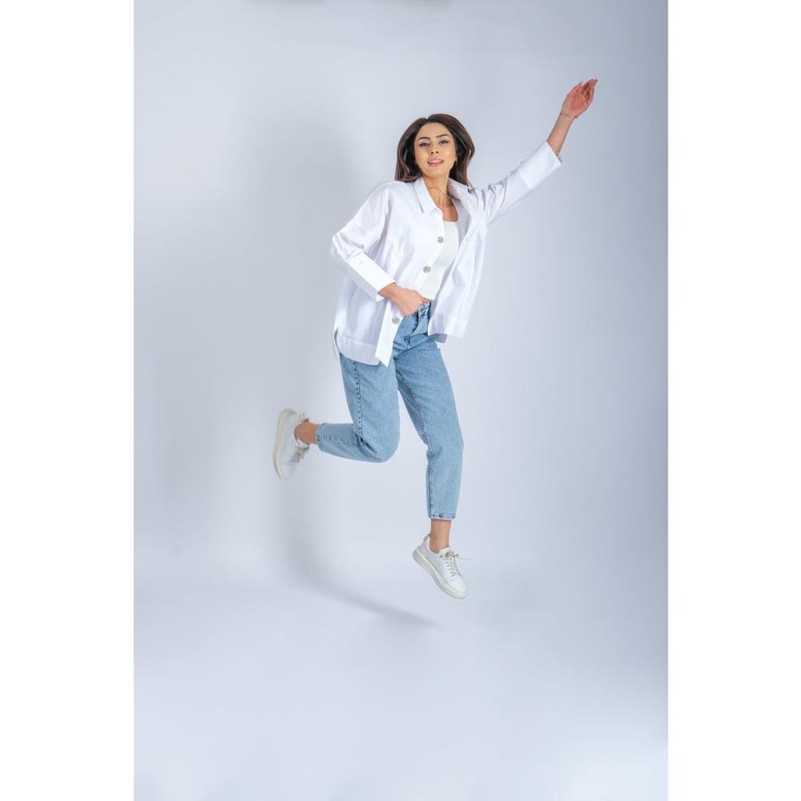Londonella Shirt With Long sleeves - White - 100138