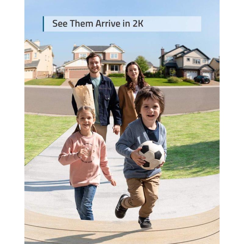 Eufy Security Video Doorbell Set - 2K Resolution - Outdoor
