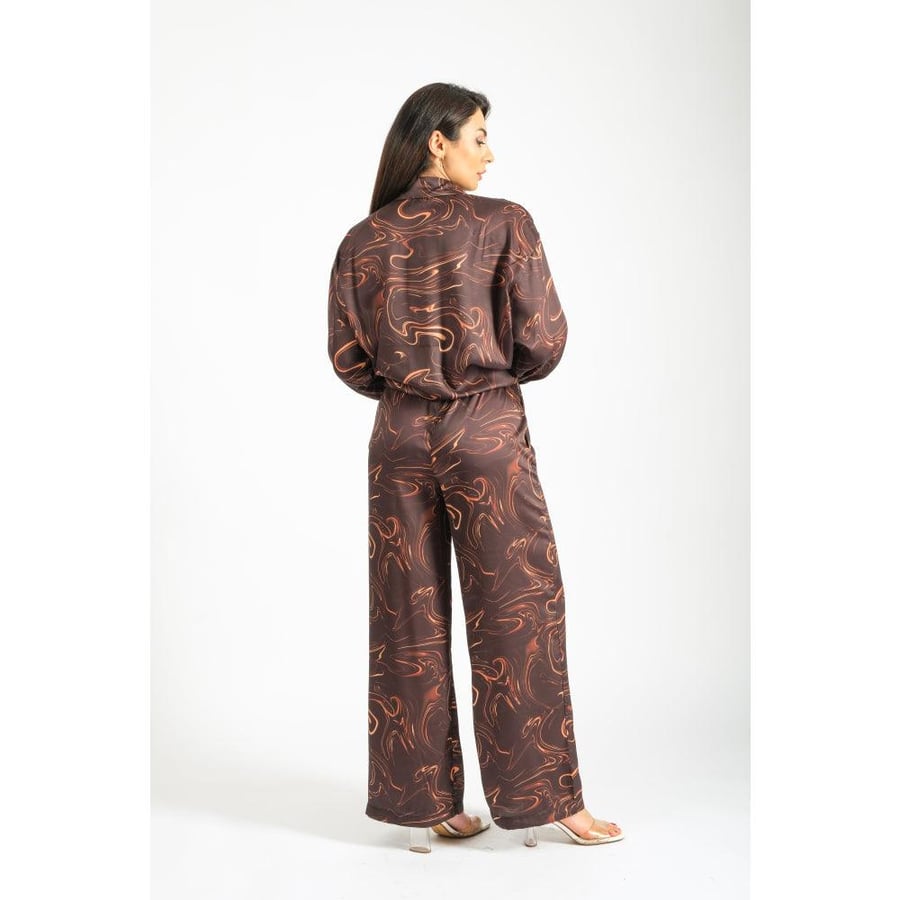 Londonella set Printed Design - Brown - 100128