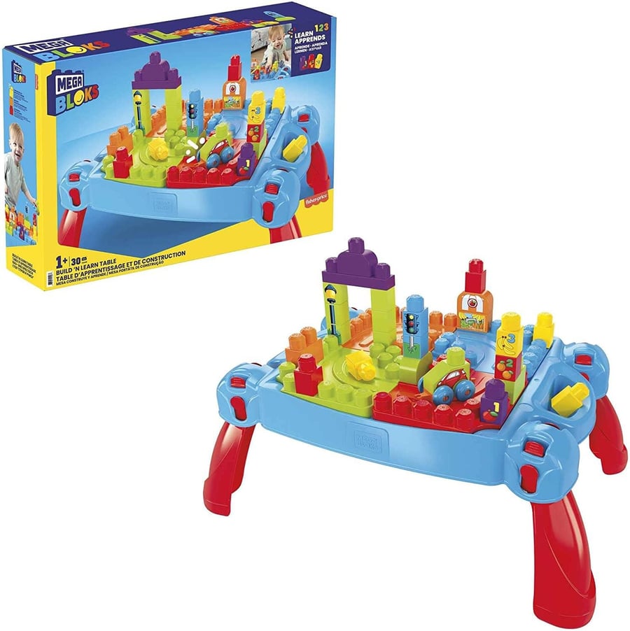 Mega Bloks First Builders PTF Build 'n Learn Table FGV05