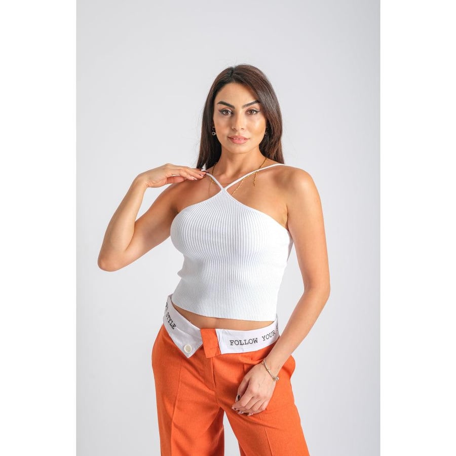 Londonella Crop with Halterneck style - Free Size - 100125