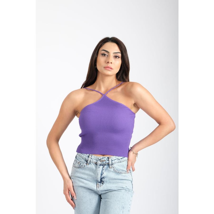 Londonella Crop with Halterneck style - Free Size - 100125