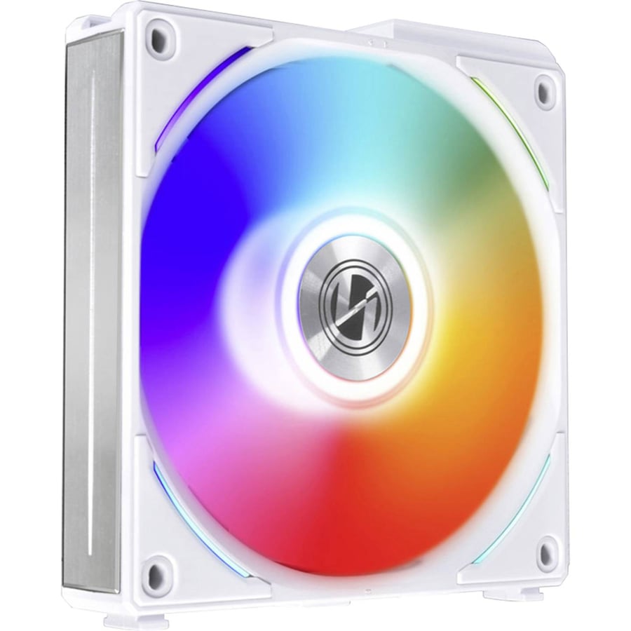 مروحة Lian Li UNI FAN AL120 RGB PWM - 120 ملم -أبيض