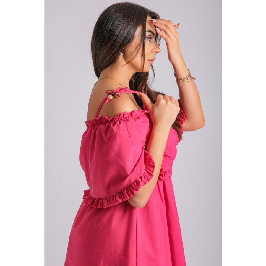Londonella Women's half Lantern Sleeves Off-shoulder style Dress - 100204