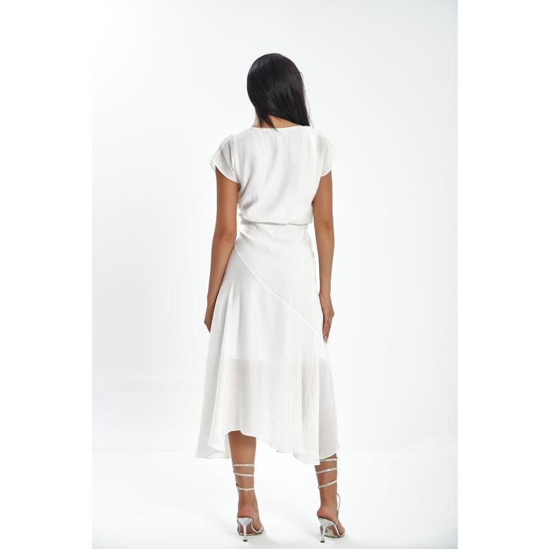 Londonella Women's Long Summer Dress With V-Neck - LON100290