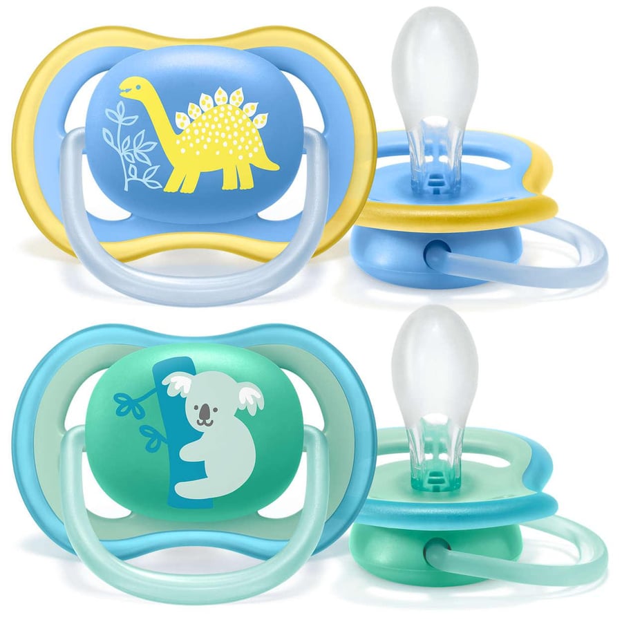 Philips Avent Ultra Air Free Flow Soother 18M+ Deco