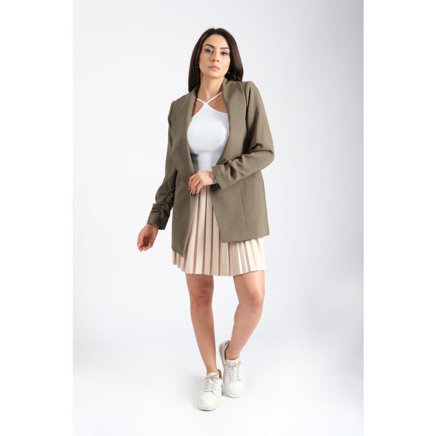 Londonella Women's Classic Short Elegant Jacket With Long Sleeves - 100231