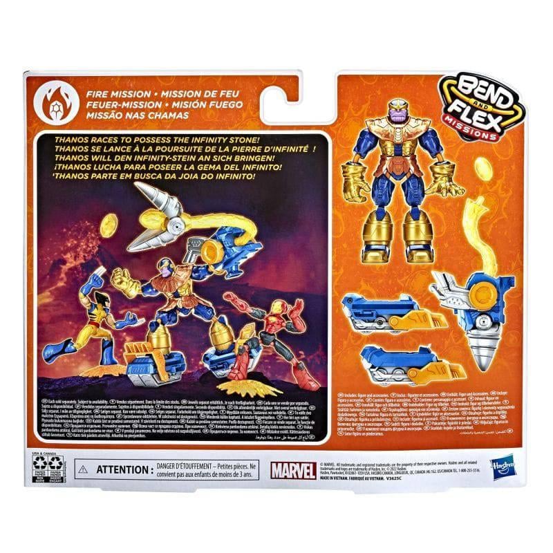 Marvel avengers figure Bend&Flex Thanos Fire Mission - 6 inch