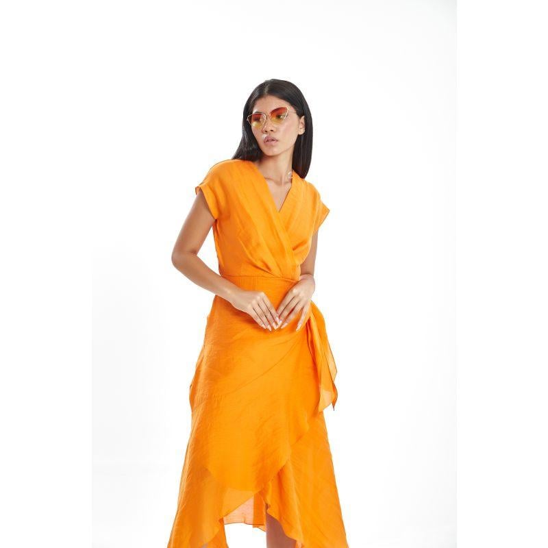 Londonella Women's Long Summer Dress With V-Neck - LON100290