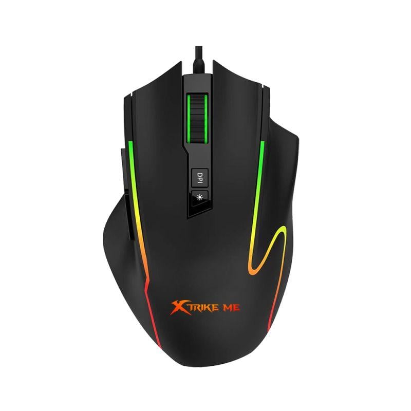 اكسترايك مي ماوس قيمنق سلكي - 1.5 متر - RGB - 9 أزرار - ME GM-518