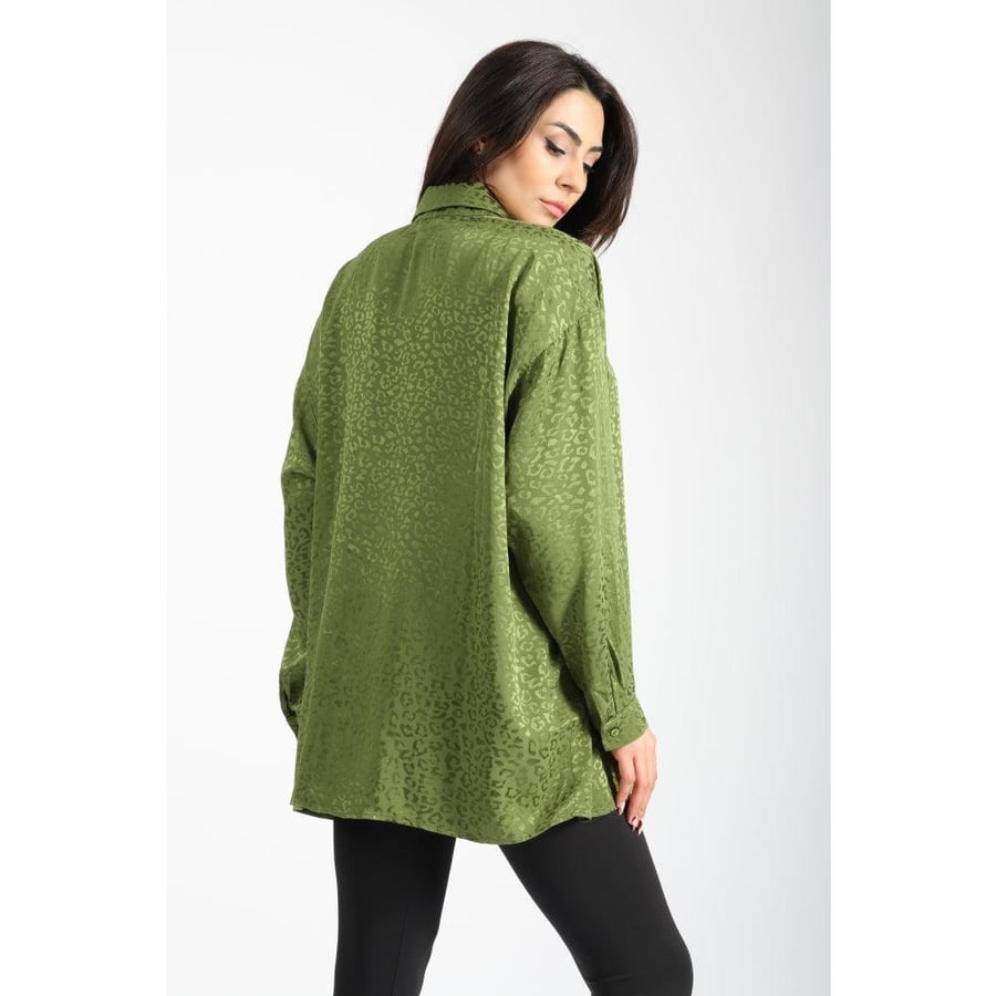 Londonella Shirt Oversized fit - Green - 100130
