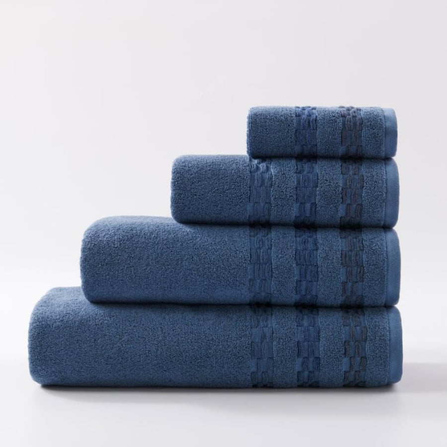 Cannon Jacquard Cotton Hand Towel 100×50 cm - Blue