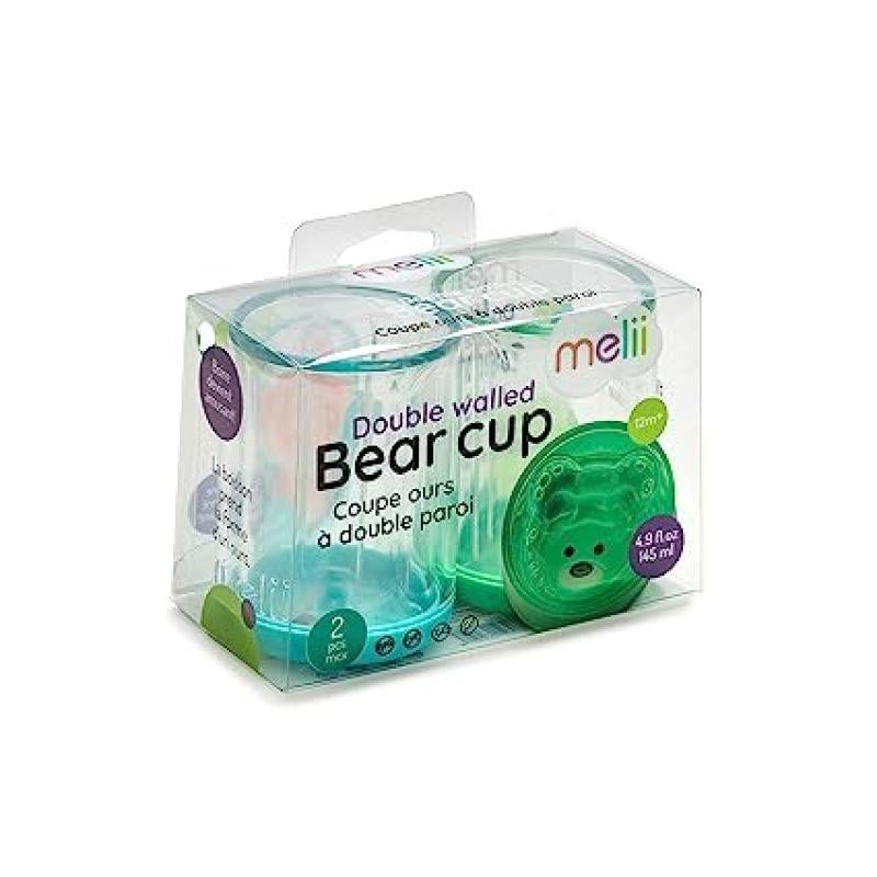 Melii Plastic Cup Bear - 2 Pack