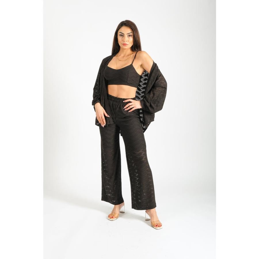 Londonella co-ords 3 pieces set jacket - pants and top - 100105