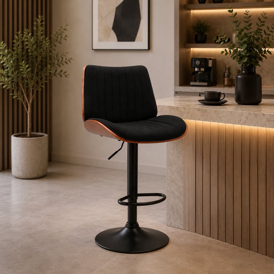 كرسي بستم قماش SHC-008 BLACK