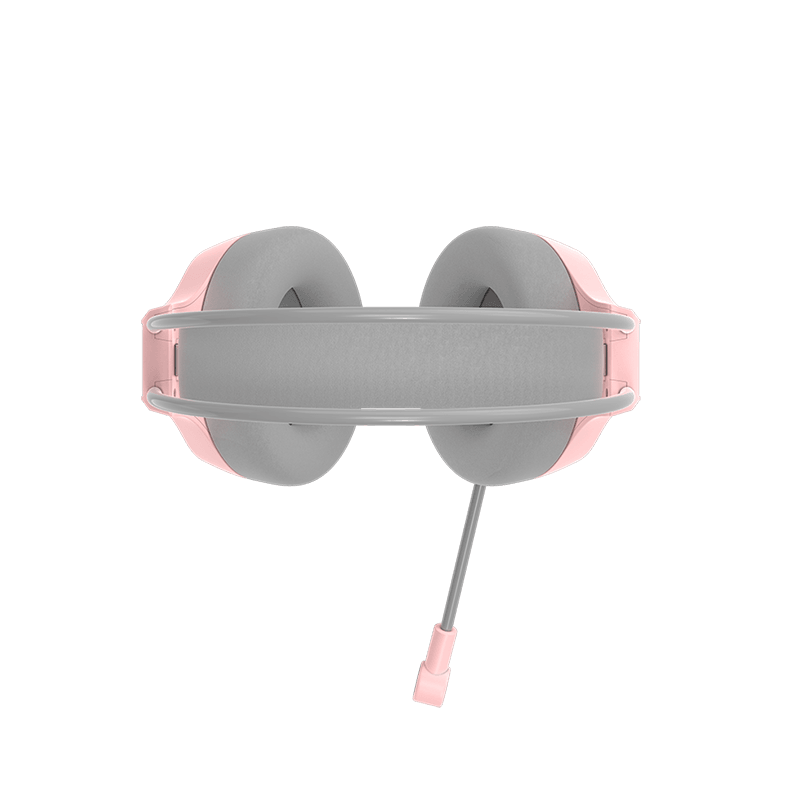 اكسترايك مي سماعة ألعاب GH515P RGB - صوت محيطي ستيريو - إضاءة RGB - 3.5MM X2 + USB - وردي