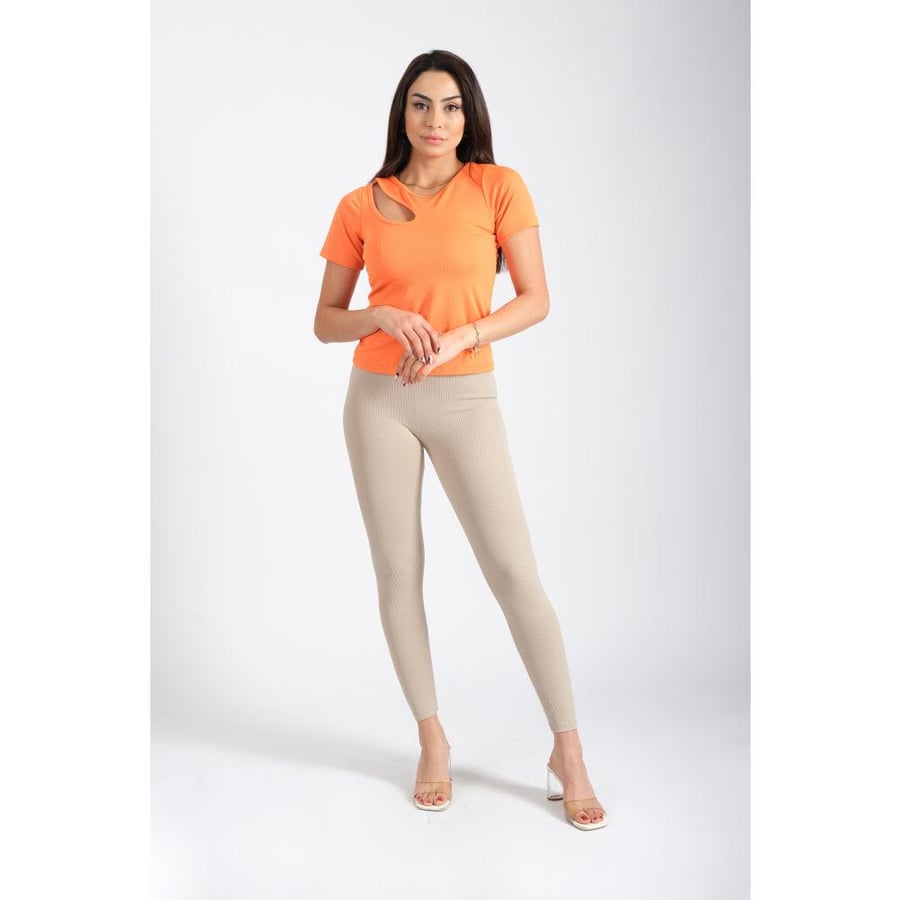 Londonella crop with Asymmetrical neck - 100115