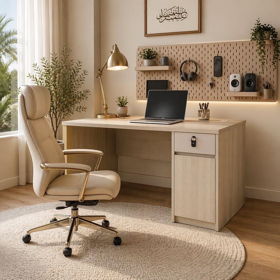 مكتب عمل (Workstation) الأبعاد (المقاس): 120 سم (طول) × 60