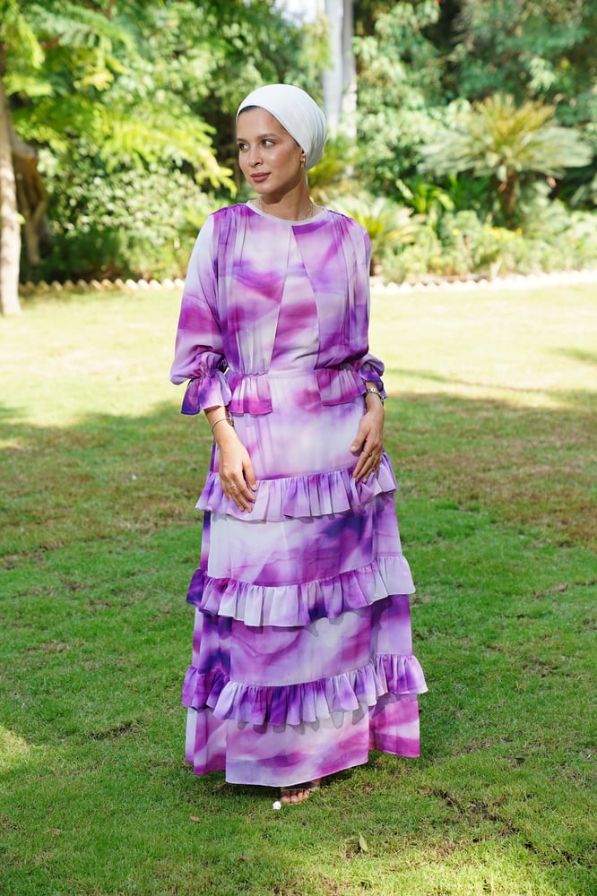 Purple madness Chiffon Dress