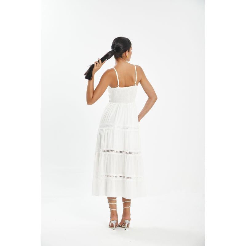 Londonella Women's Long Summer Dress With Straps