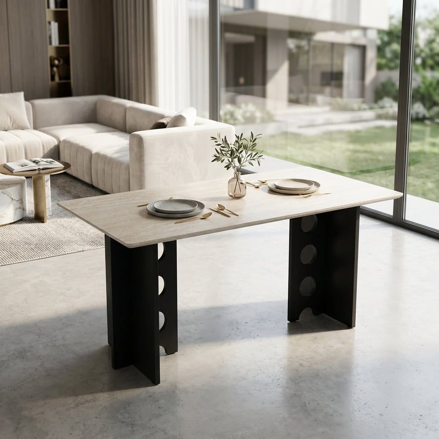 طاولة طعام مودرن بتصميم فريد