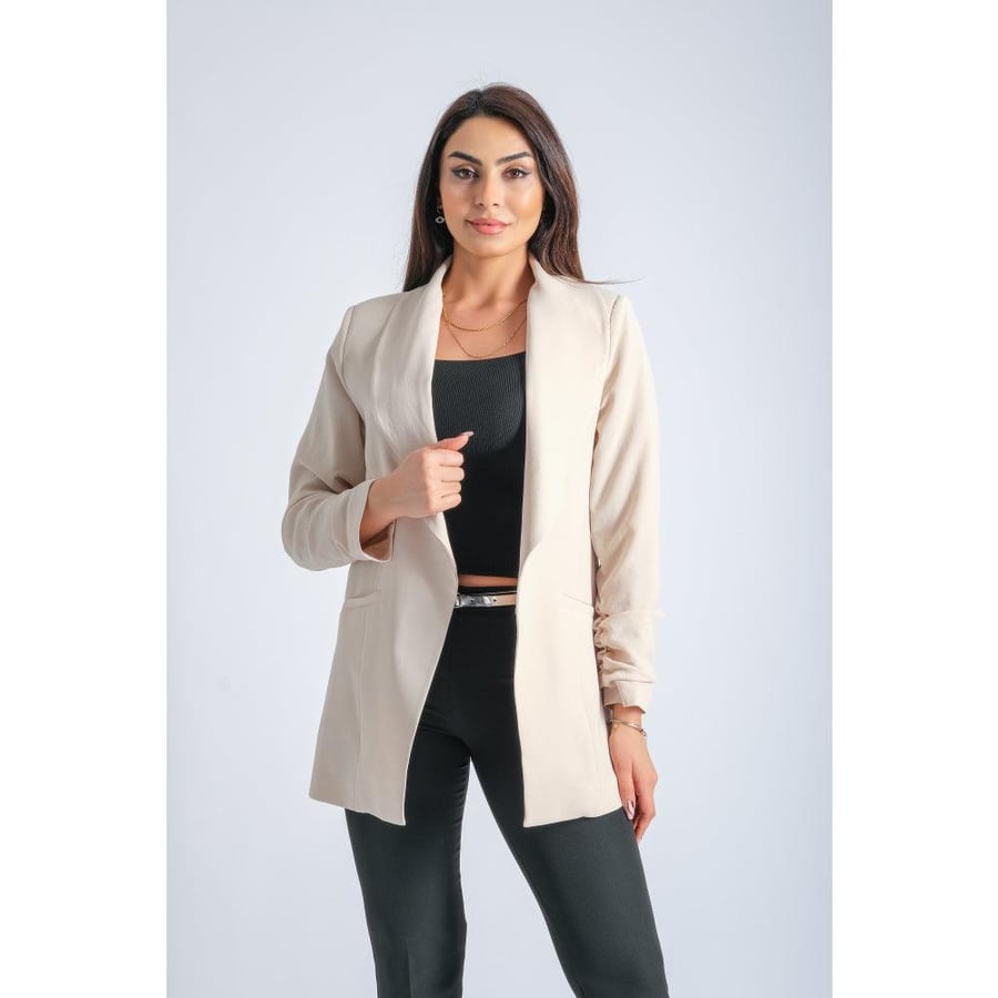 Londonella Women's Classic Short Elegant Jacket With Long Sleeves - 100231