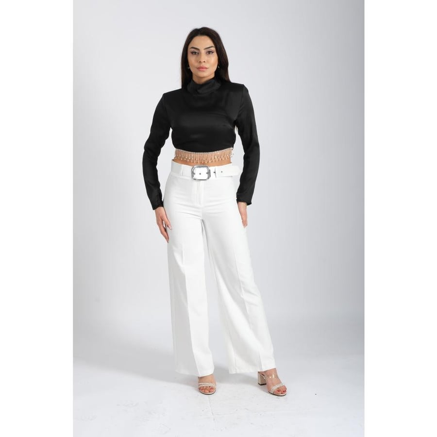 Londonella Women's Classic High-waist Wide Pants - 100247