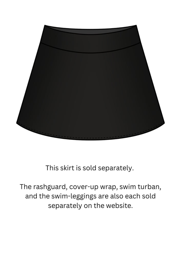 Navy Board Skirt