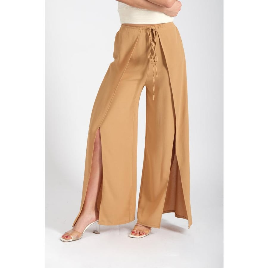 Londonella Women's High-waisted Pants With Wide Open Legs design - 100228