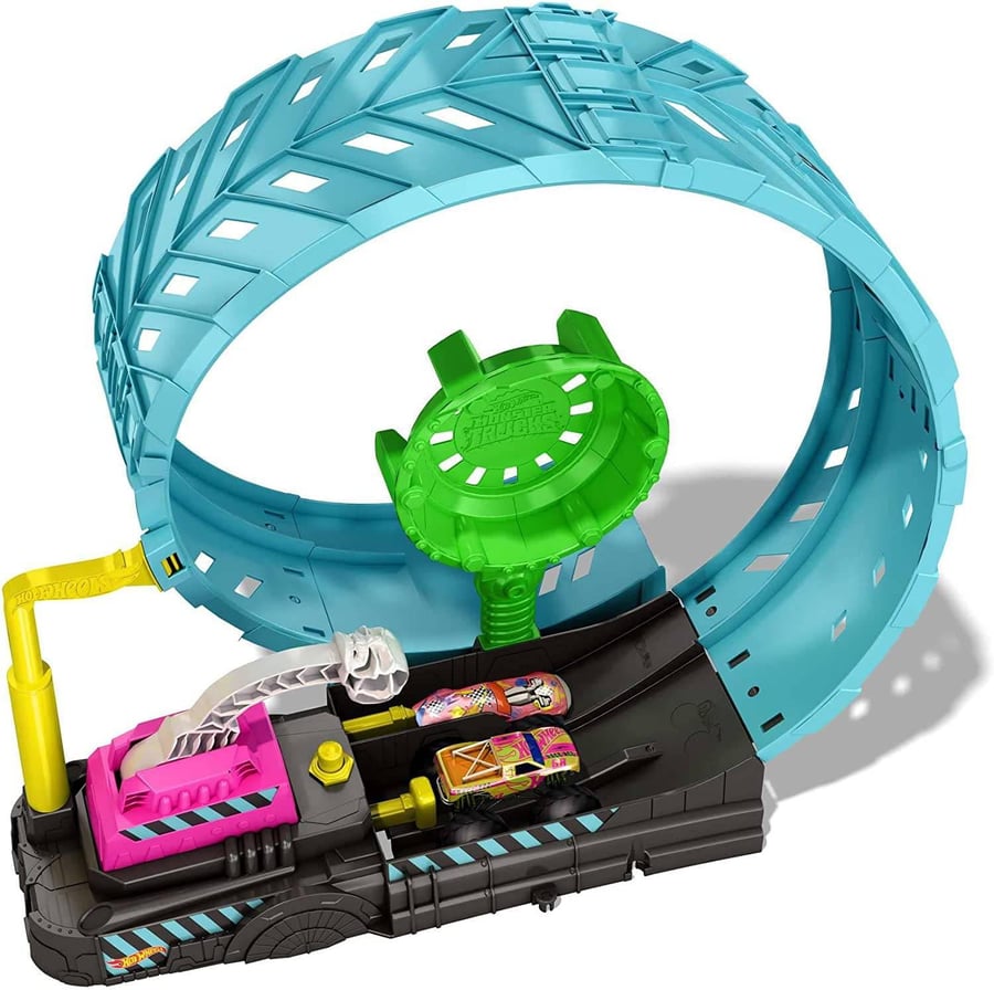 Hot Wheels MT Glow in the Dark Epic Loop Challenge Play Set HBN02