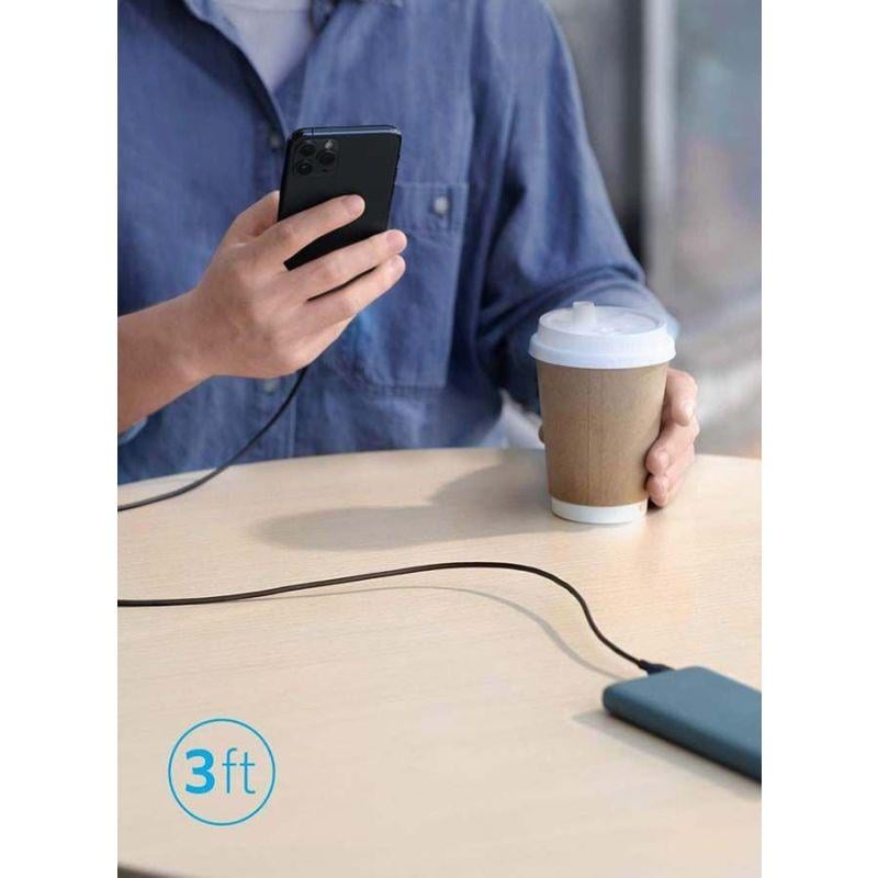 أنكر كابل باور لاين III - يو إس بي سي إلى لايتنينج - 0.9 متر - A8832H