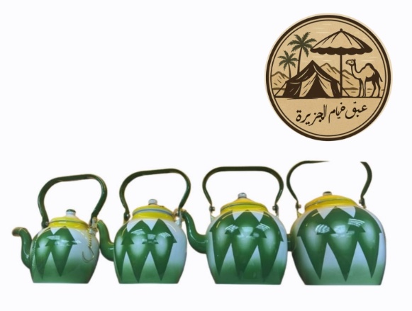 طفم ابريق غظار عدد 4 حبات