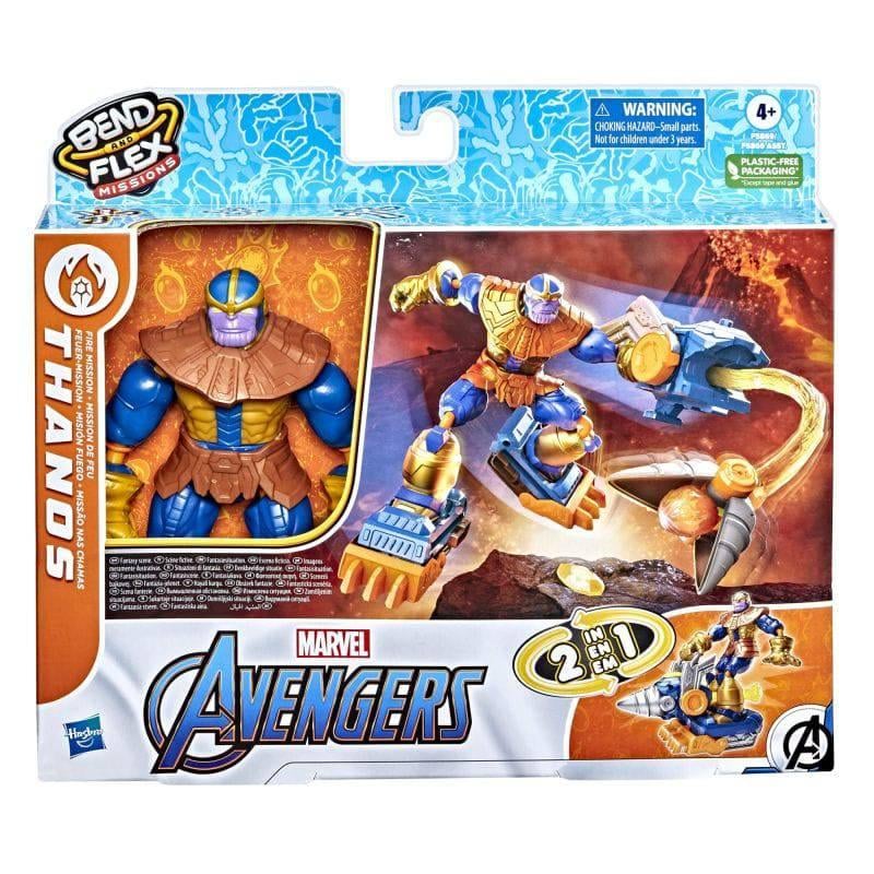 Marvel avengers figure Bend&Flex Thanos Fire Mission - 6 inch