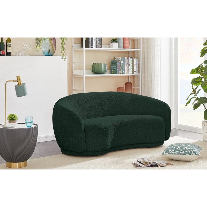 Alhome green Boucle 3 Seater Sofa - 110111325